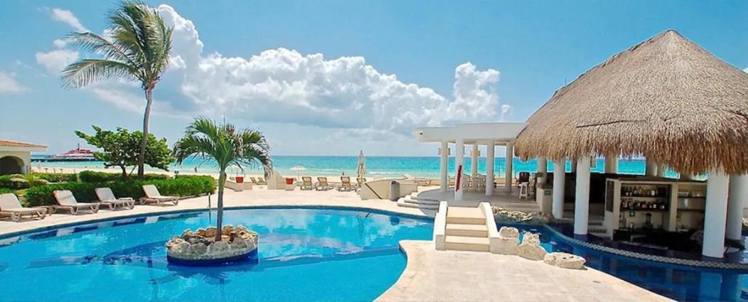 Departamento Frente Al Mar Con Dos Recamaras Y Seguridad 24 H A Dos Cuadras De La Quinta Avenida Playa del Carmen Eksteriør bilde